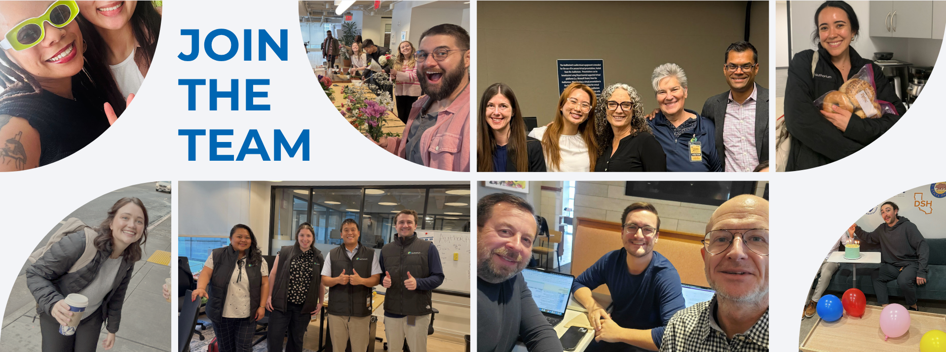 collage of Authorium team members